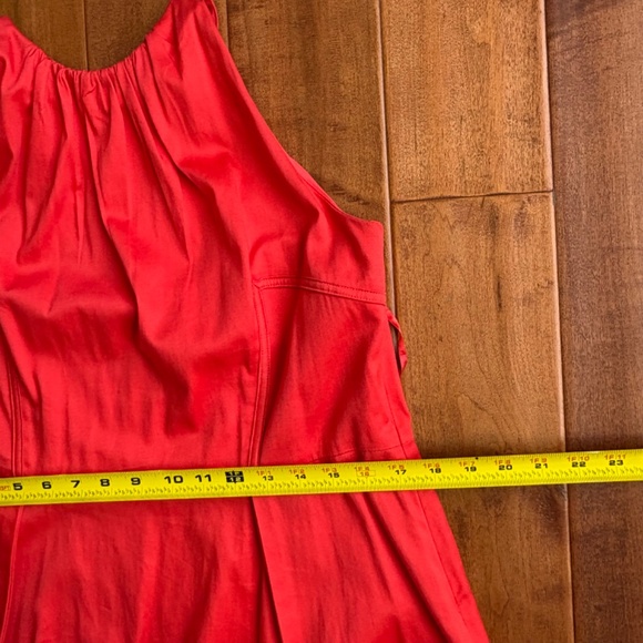 Jessica Simpson Orange Halter Mini Dress M - Picture 7 of 13